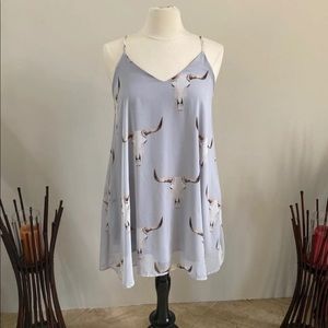 Peach Love Bull Head Mini Dress